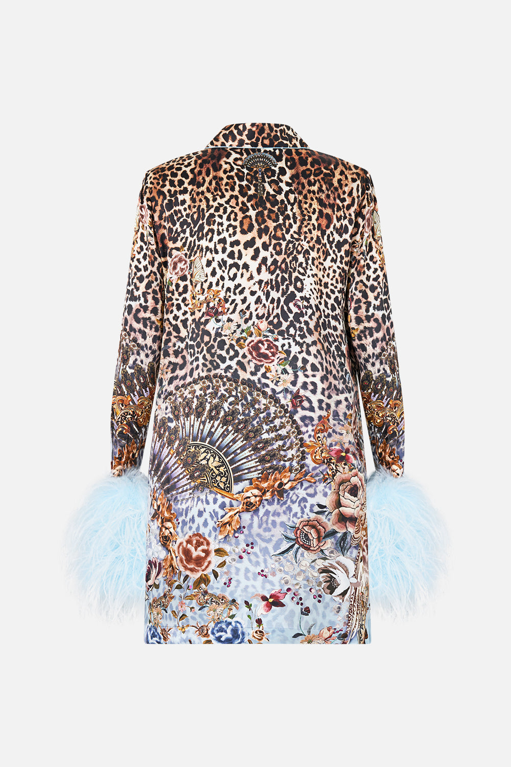 The CAMILLA WIDE LEG WAISTED PANT ART FOR THE EMPRESS in our  print.