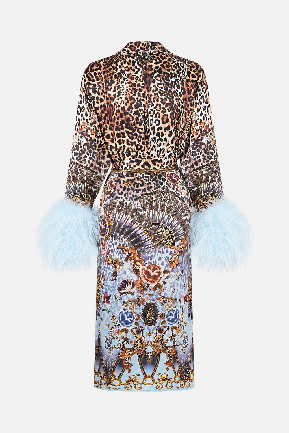 The CAMILLA LONG LINE ROBE MUSEUM MEMOIRS in our  print.