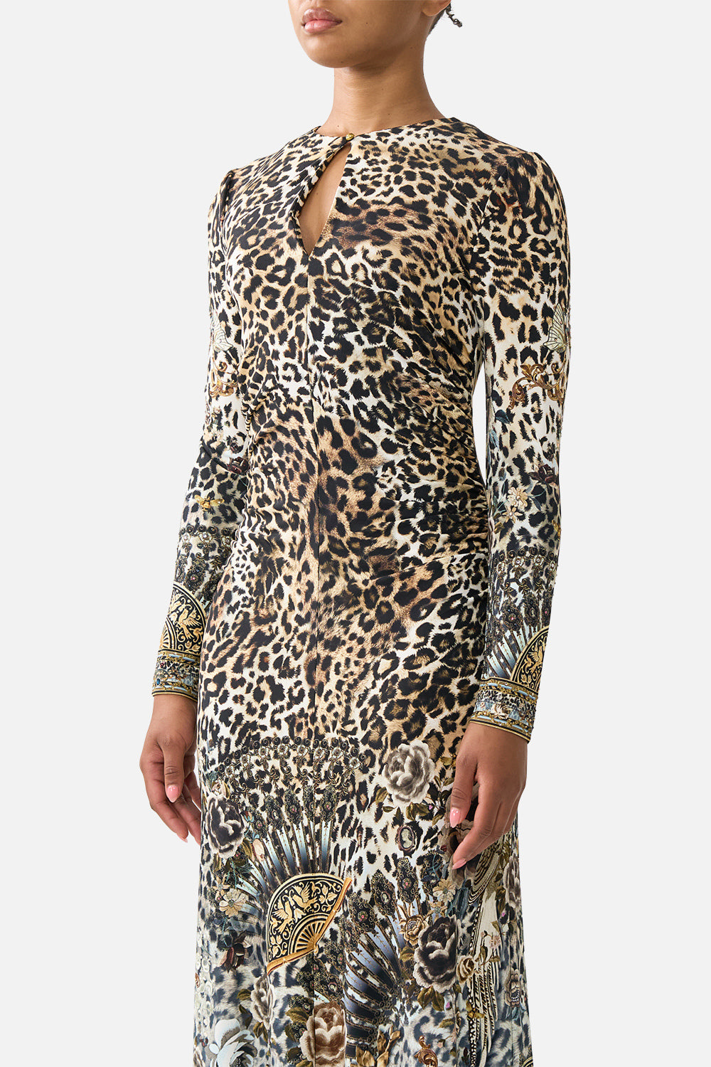 The CAMILLA STRAIGHT SCARF TOP PALACE ZOOLOGY in our  print.