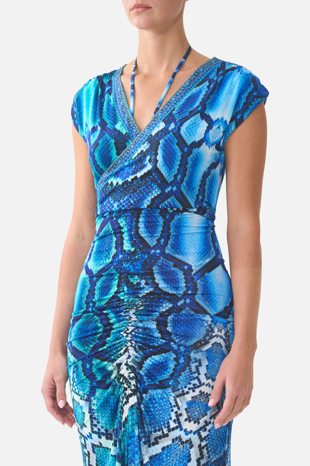 The CAMILLA BAGUETTE CLUTCH MEET ME AT THE MET in our  print.