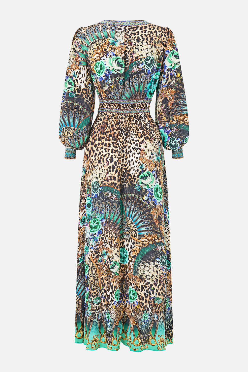 The CAMILLA SHORT DRESS WITH BOW DETAIL A BELOVED BOUDOIR in our  print.