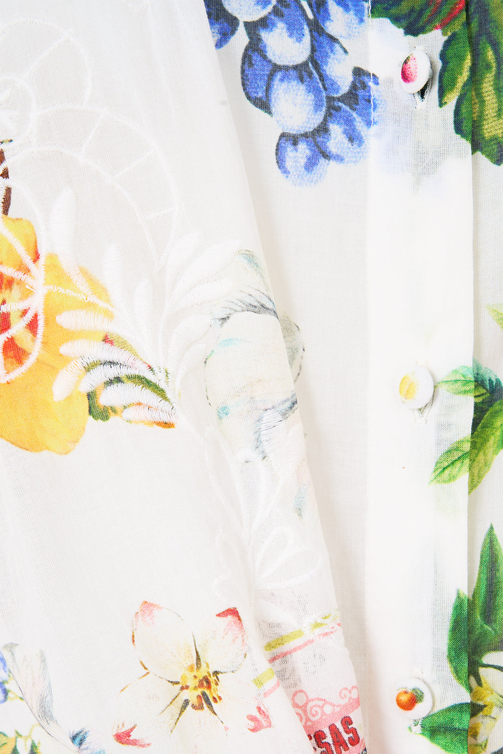 The CAMILLA LONG DRESS WITH JERSEY BODICE BUTTERFLY BOHEMIA in our BUTTERFLY BOHEMIA print.