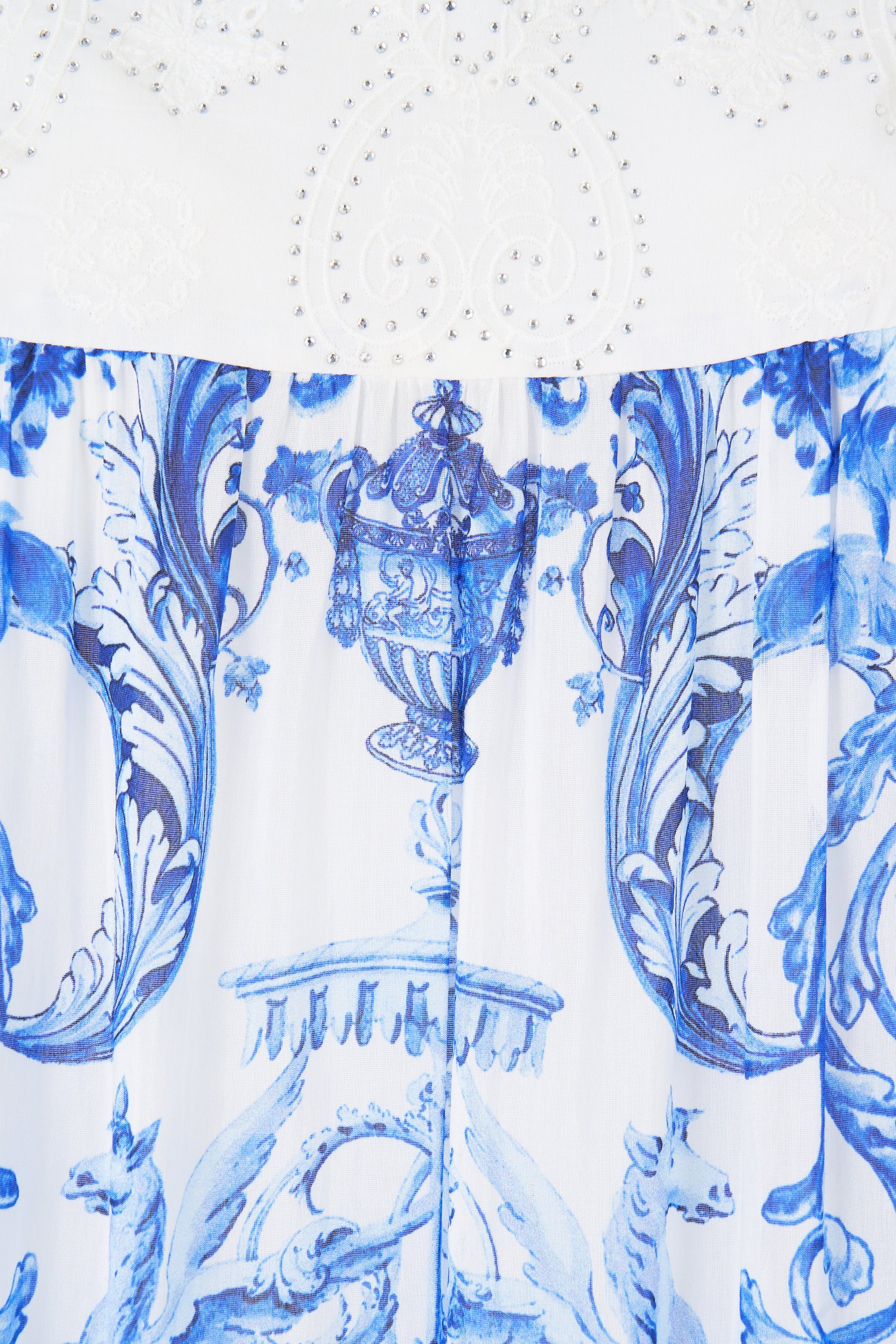 The CAMILLA DROP SHOULDER PLAYSUIT DIAL UP THE TILES in our  print.