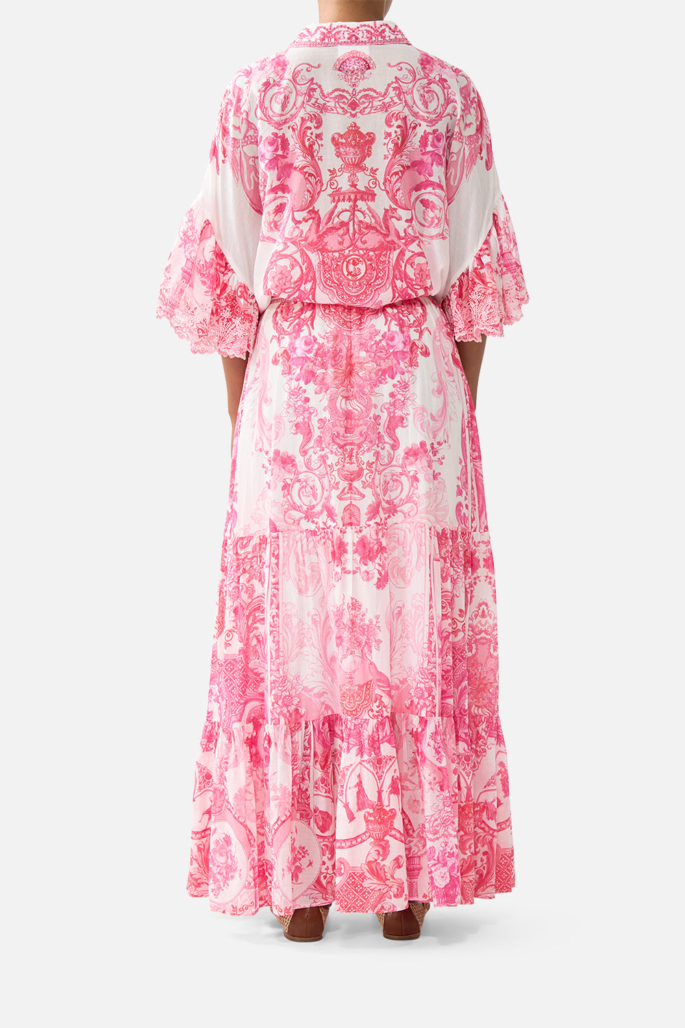 The CAMILLA HIGH NECK BIAS DRESS THE SECESSION SESSIONS in our  print.