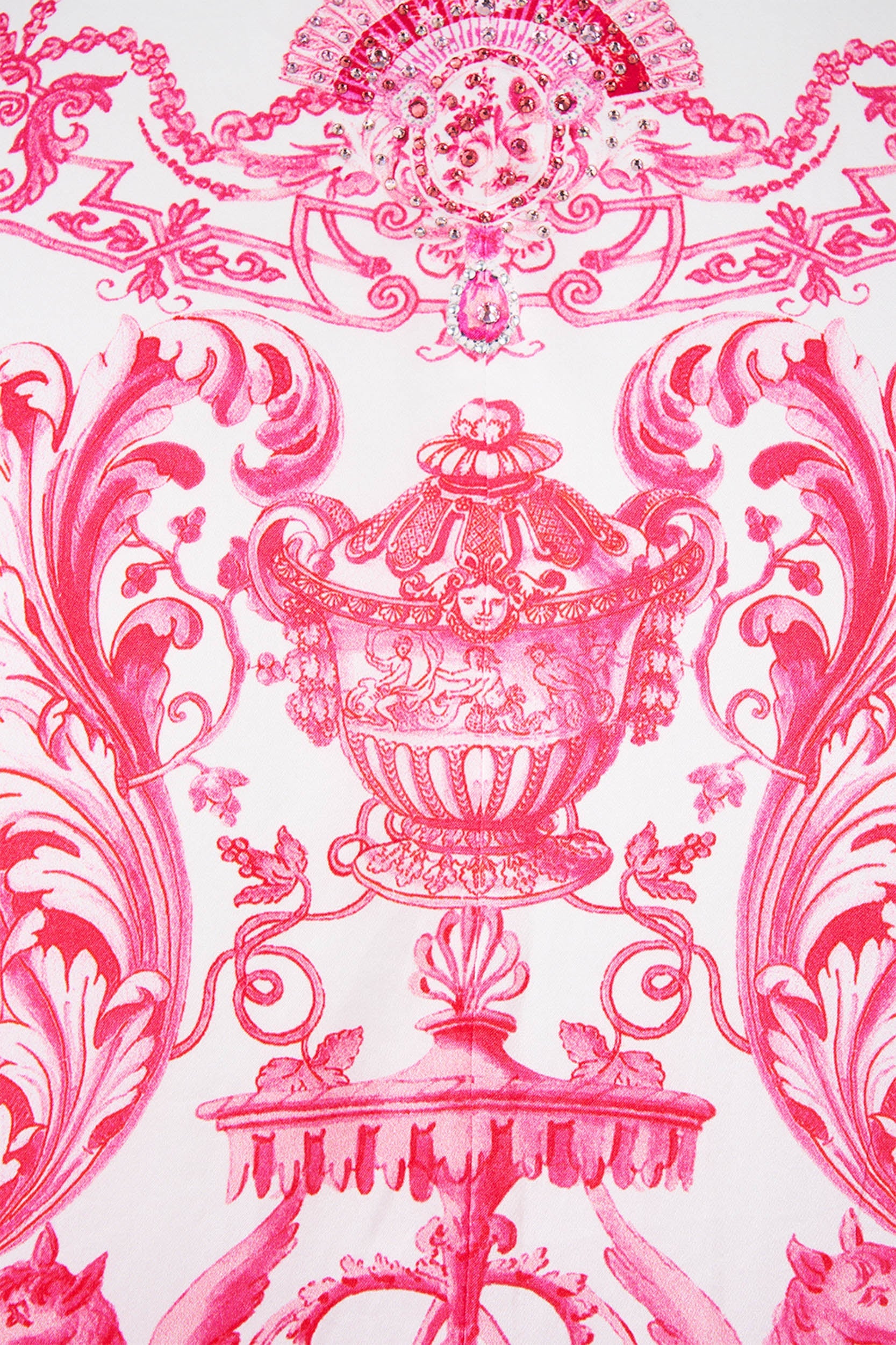 The CAMILLA SLOUCH SHOULDER BAG WITH KNOT DETAILS VA VA VINTAGE in our  print.