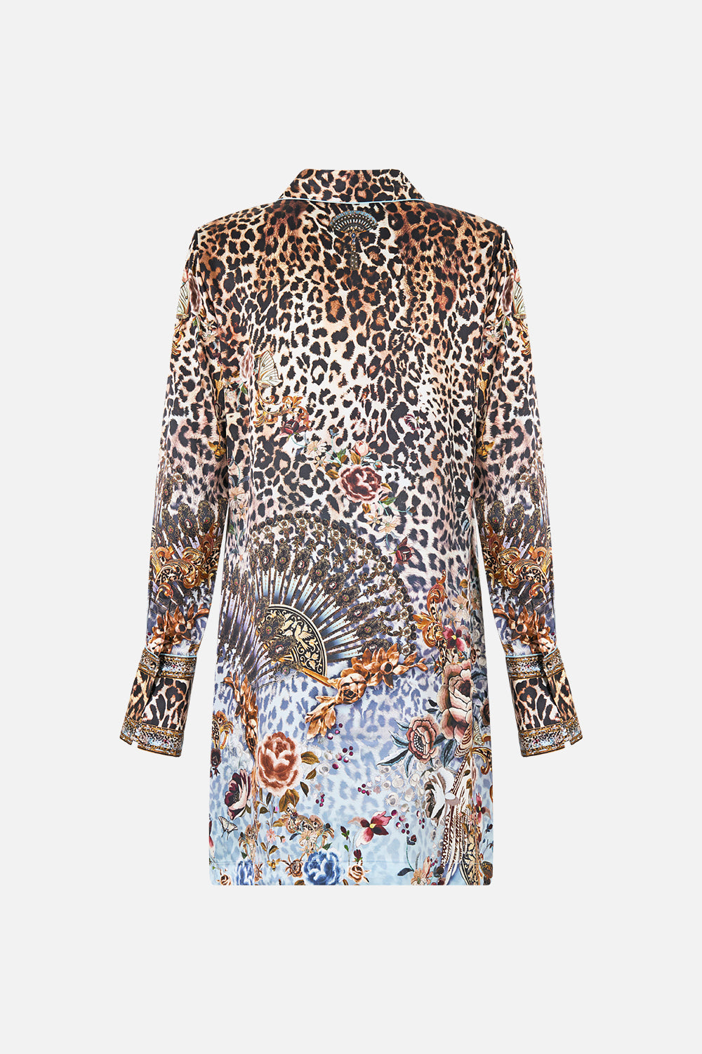 The CAMILLA SCOOP NECK ONE PIECE WITH CROSS BACK STRAPS THE CALL OF CATALONIA in our  print.