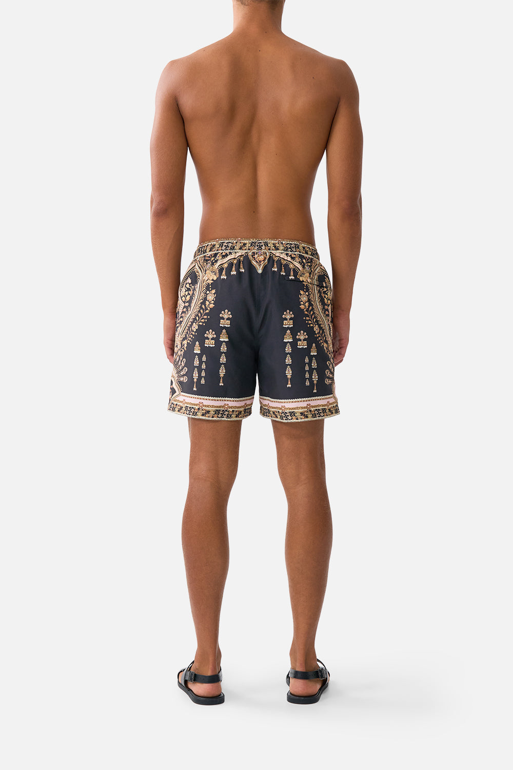 The CAMILLA SLIM FIT CROPPED JACKET TAURUS RISING in our  print.