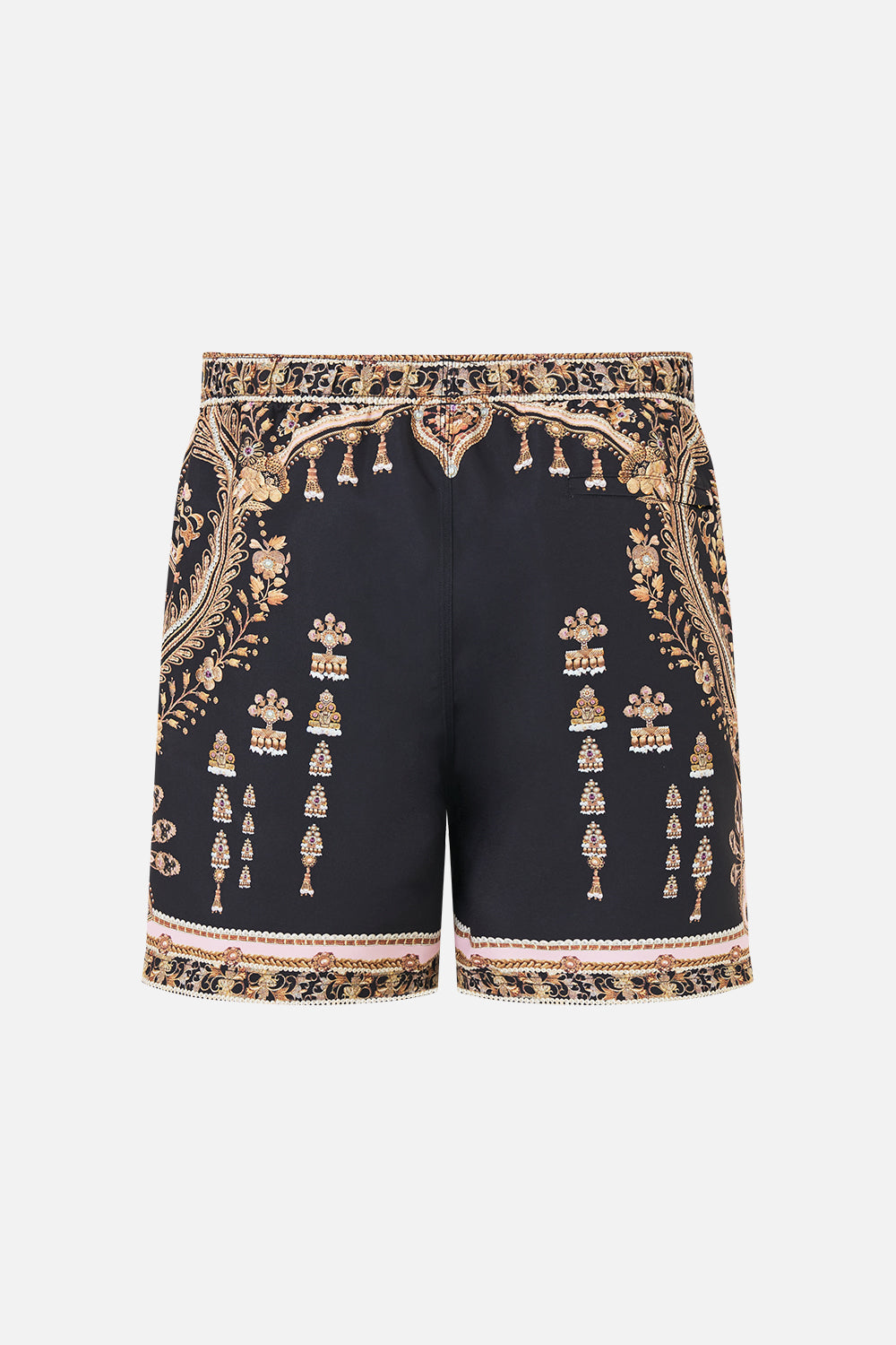 The CAMILLA SLIM FIT CROPPED JACKET TAURUS RISING in our  print.
