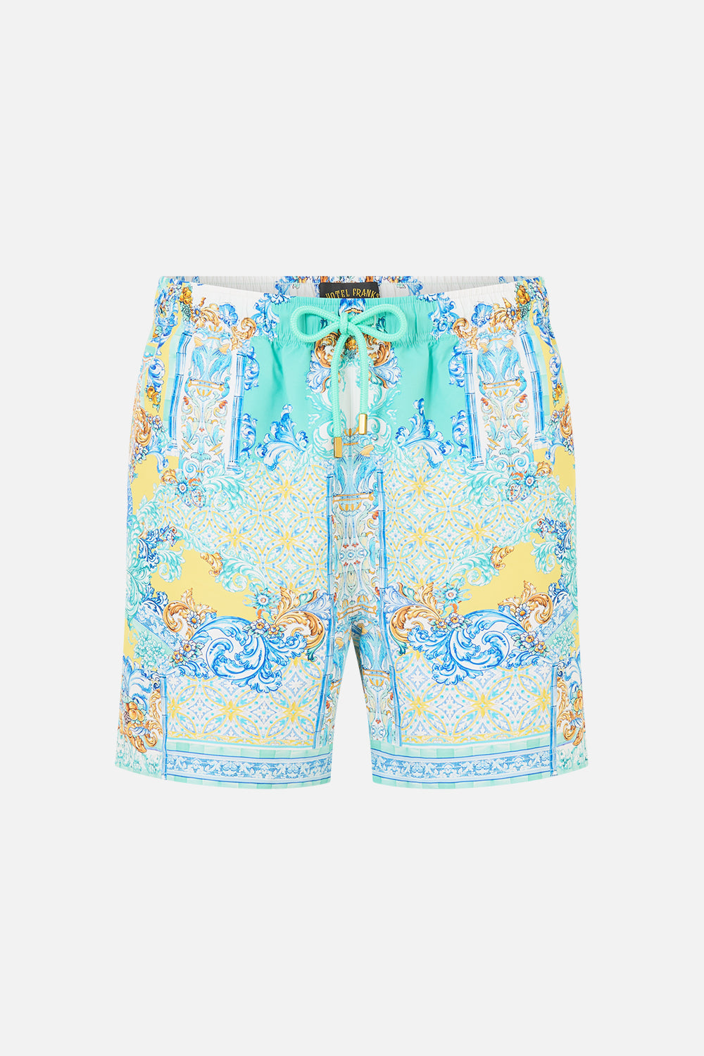 The CAMILLA HIGH WAISTED FLARED TROUSER MEET ME AT THE MET in our MEET ME AT THE MET print.