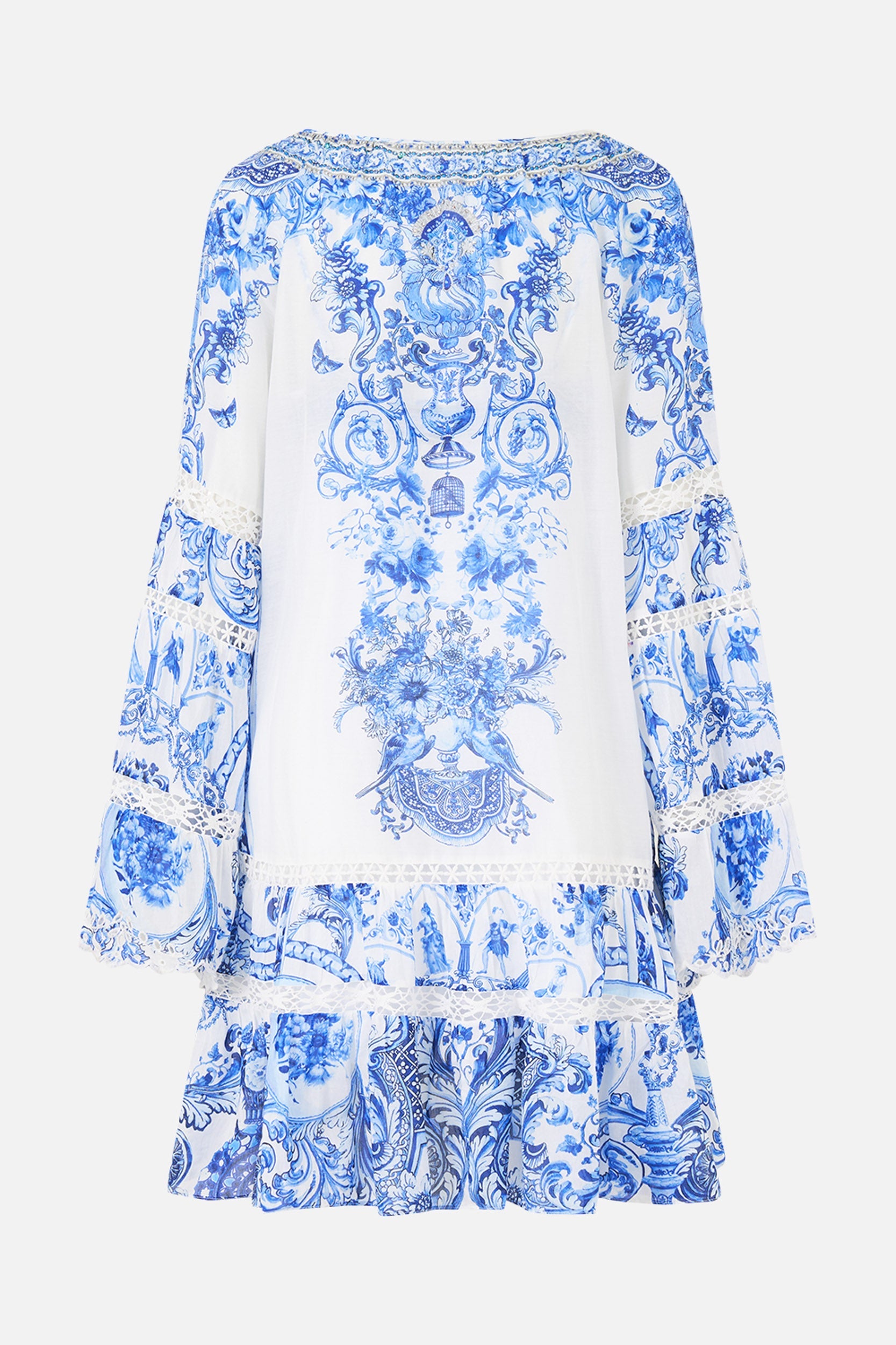The CAMILLA JERSEY LONG SLEEVE TOP WITH HARDWARE MUSEUM MEMOIRS in our  print.
