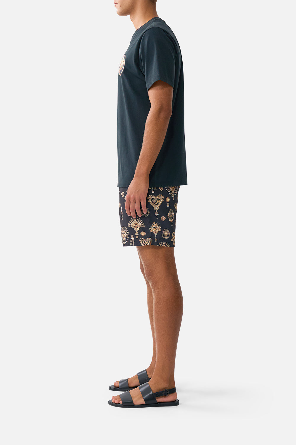 The CAMILLA TURTLE NECK JERSEY DRESS MEET ME AT THE MET in our  print.