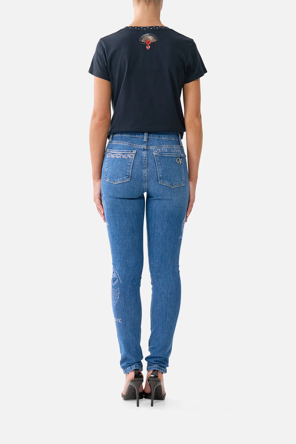 RIYEKA AZUL ARISTOCRACY SKINNY JEAN DENIM