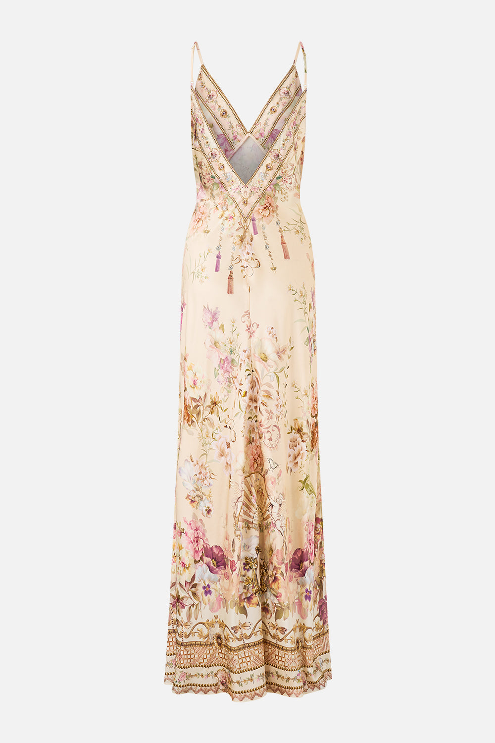 The CAMILLA JERSEY TANK DRESS SEVILLIAN STYLE in our  print.