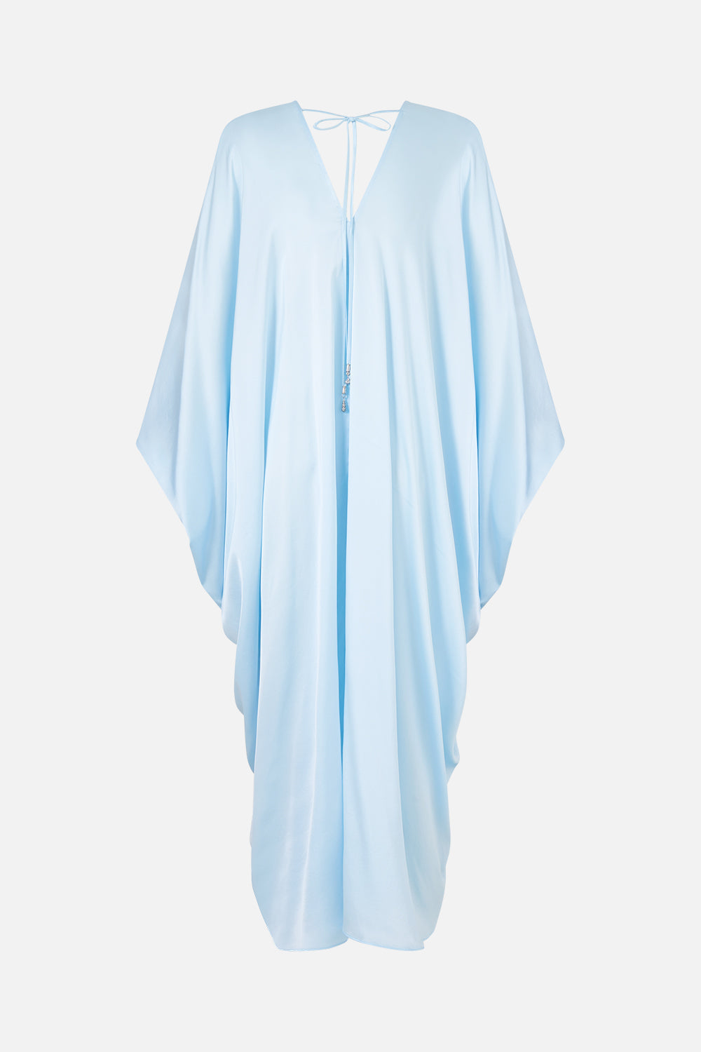 The CAMILLA GATHER NECK HARDWARE MAXI DRESS MEET ME IN MALLORCA in our  print.