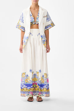 CORSET WAIST WIDE LEG PANT MILLA IN SEVILLA