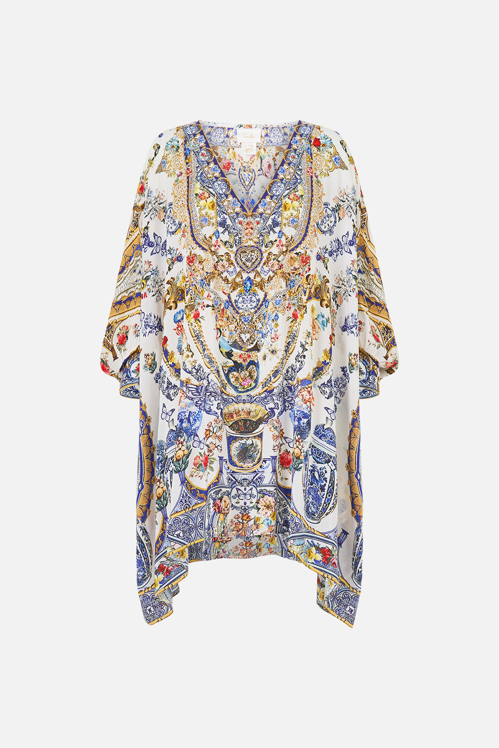 The CAMILLA BATWING KAFTAN MAGIC OF THE MERCADO in our  print.
