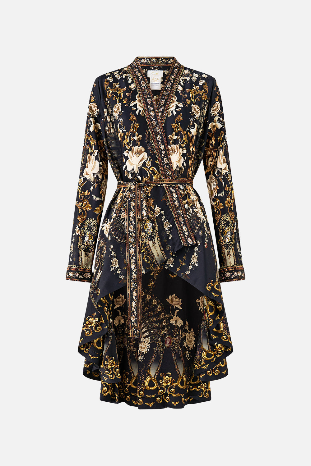 CROPPED SLEEVE LAYER WITH WAIST TIE FLAMENCO FOLKLORE