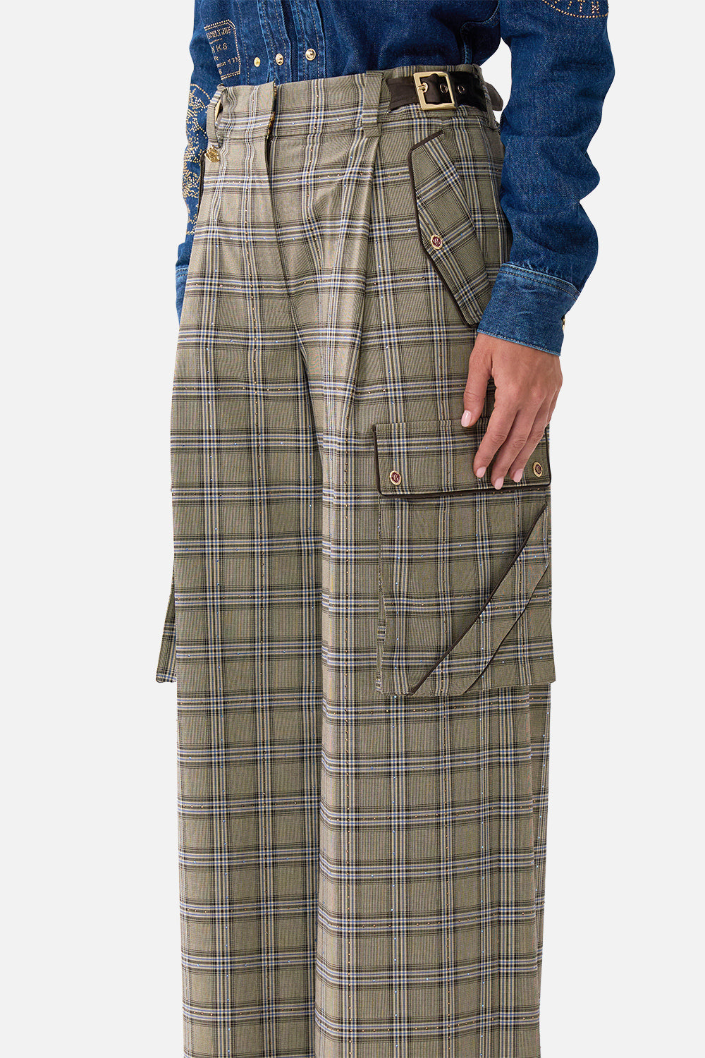 The CAMILLA Utility Pant Animals in the Palace in our Animals in the Palace print.