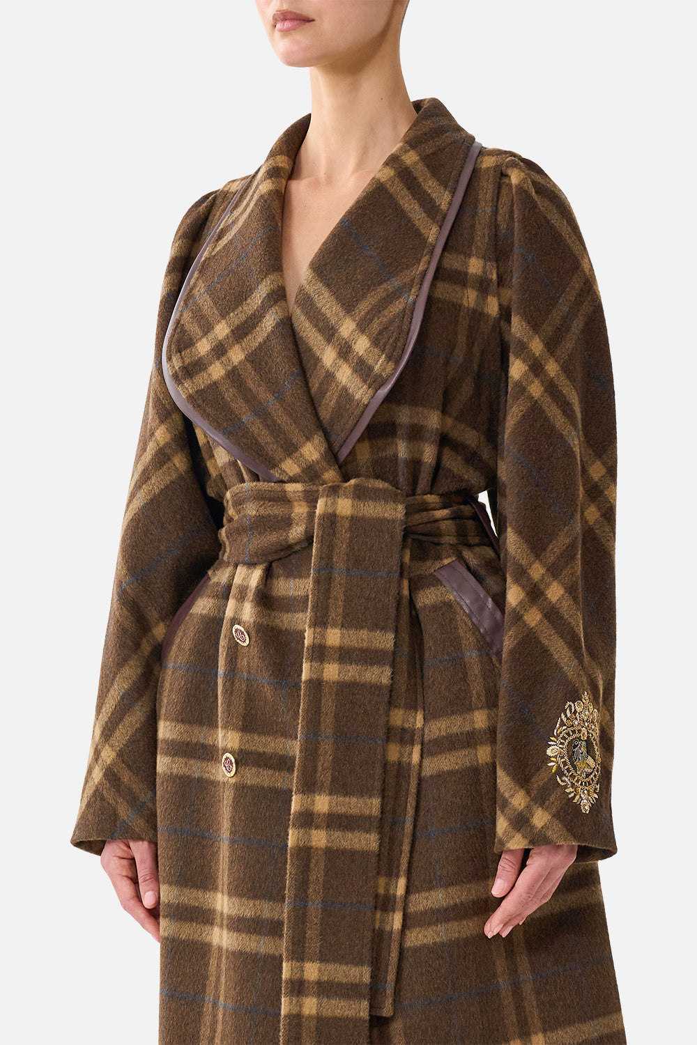 The CAMILLA Coat With Vest Detail Animals In The Palace in our Animals In The Palace print.
