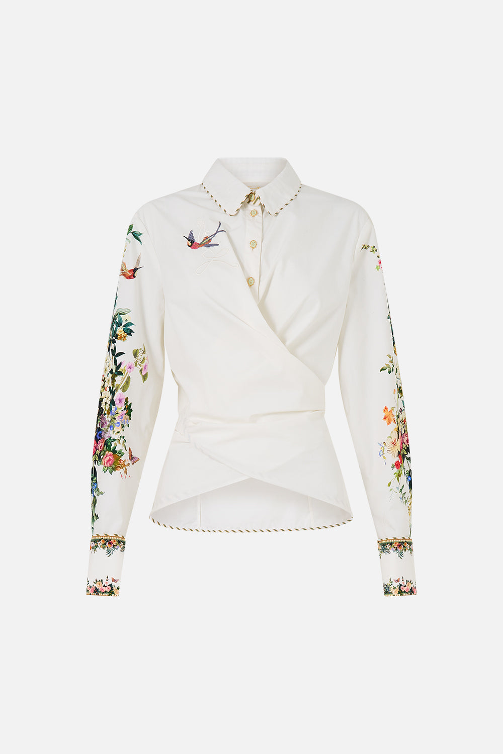 FRONT WRAP SHIRT ART FOR THE EMPRESS