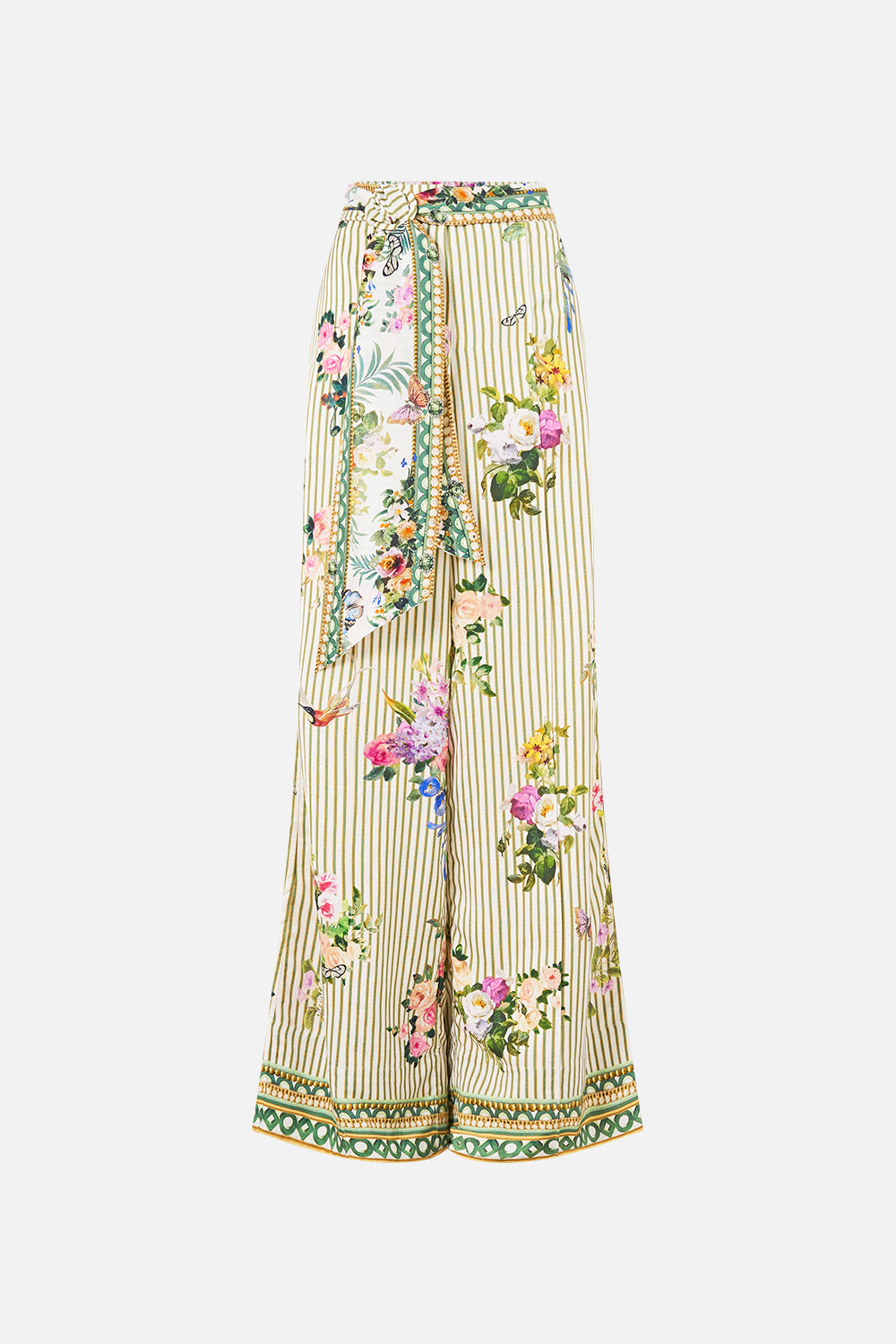 SCARF BELT WIDE LEG PANT ART FOR THE EMPRESS