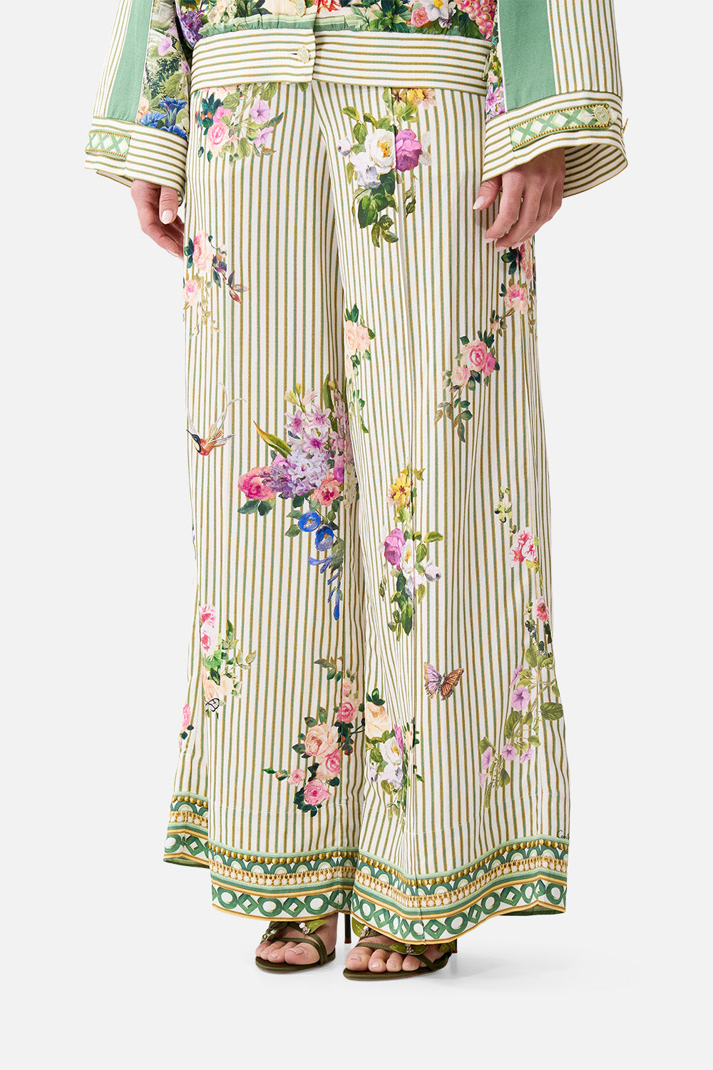 SCARF BELT WIDE LEG PANT ART FOR THE EMPRESS