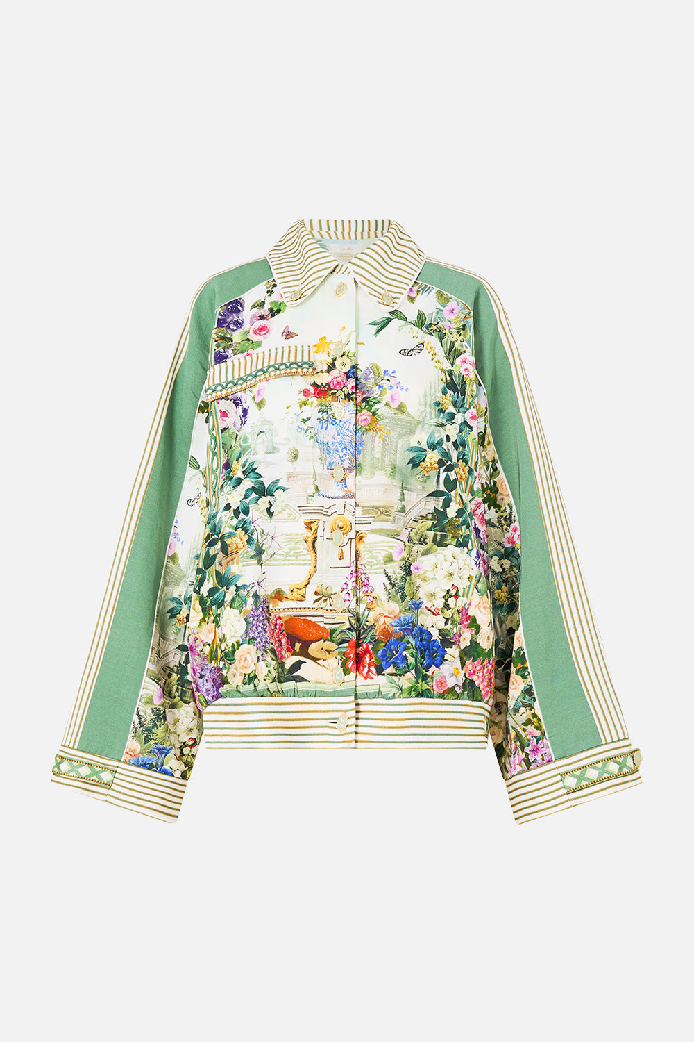 BOXY BUTTON FRONT JACKET WITH POCKET DETAIL ART FOR THE EMPRESS