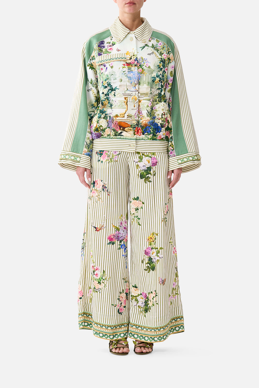 BOXY BUTTON FRONT JACKET WITH POCKET DETAIL ART FOR THE EMPRESS