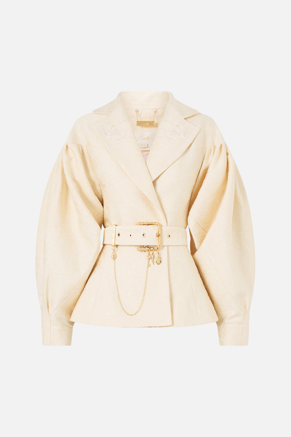 COLLARED JACKET WITH BELT MIDSUMMER MASTERPIECE