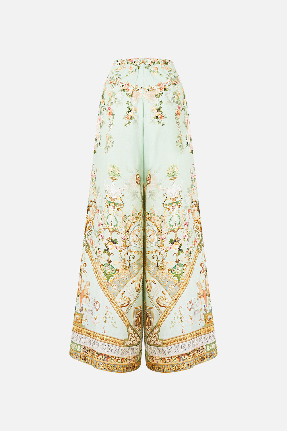 CORSET WAIST WIDE LEG PANT WILDFLOWER WUNDERLAND