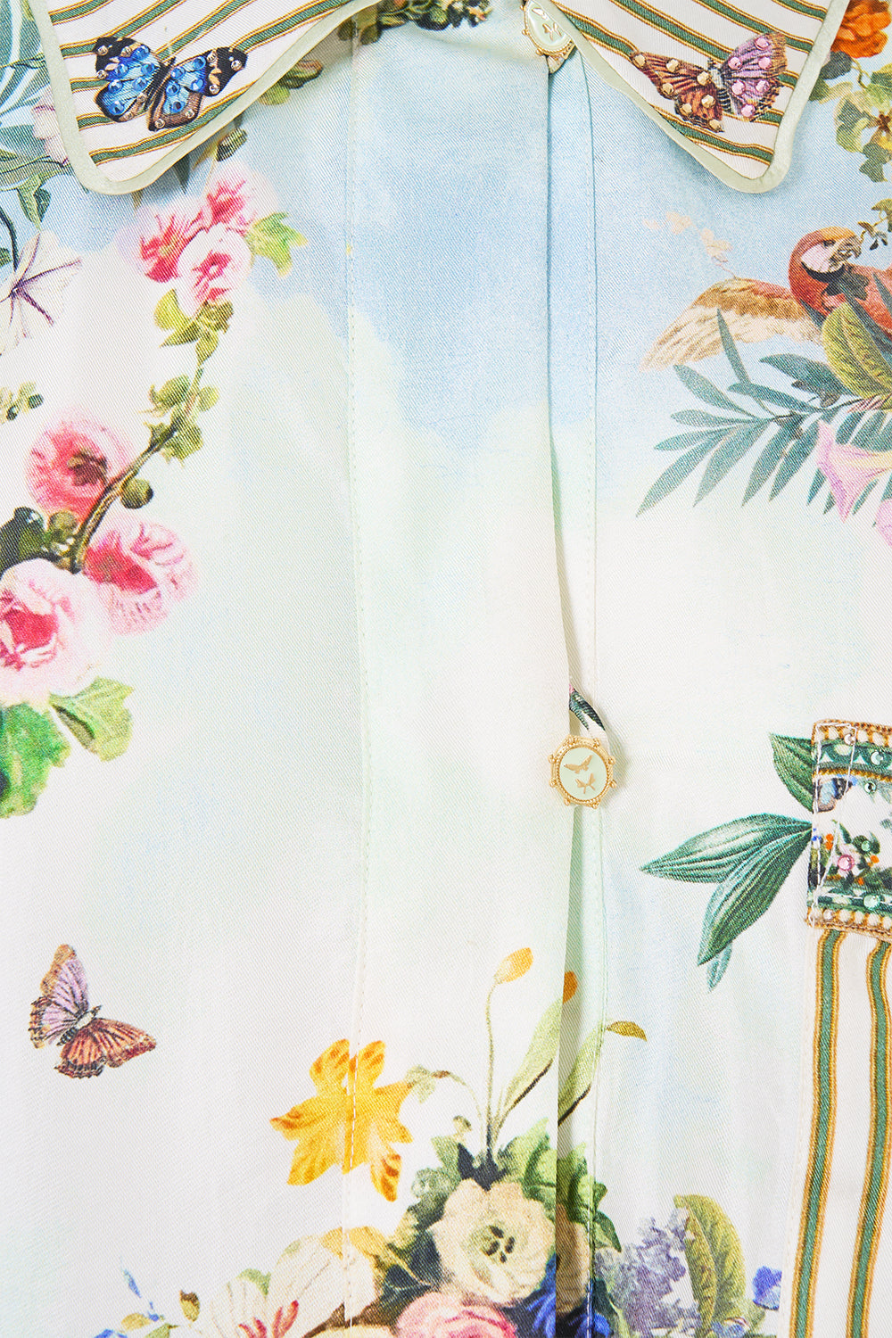 RELAXED COLLARED SHIRT WITH POCKET ART FOR THE EMPRESS