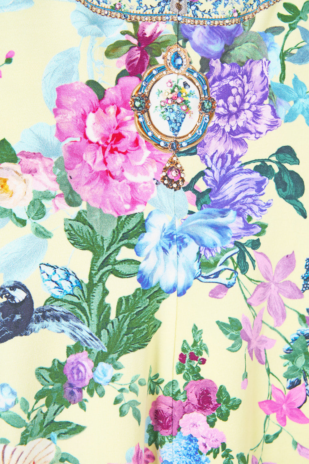 The CAMILLA JERSEY TANK DRESS WITH CONTRAST SKIRT CHINOISERIE CHILD