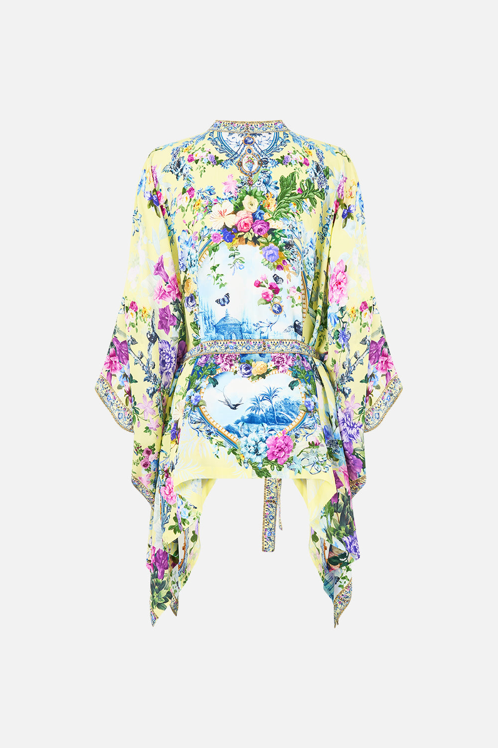 The CAMILLA BUTTON THROUGH SCARF BLOUSE CHINOISERIE CHILD
