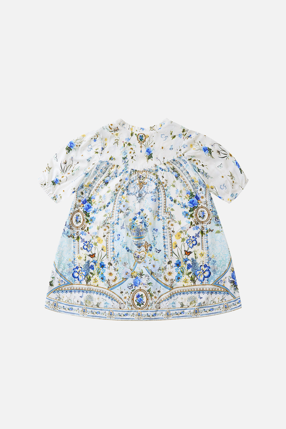 The CAMILLA BABIES LEGGINGS W FRILLY BOTTOM SHE’S NO WALLFLOWER in our  print.