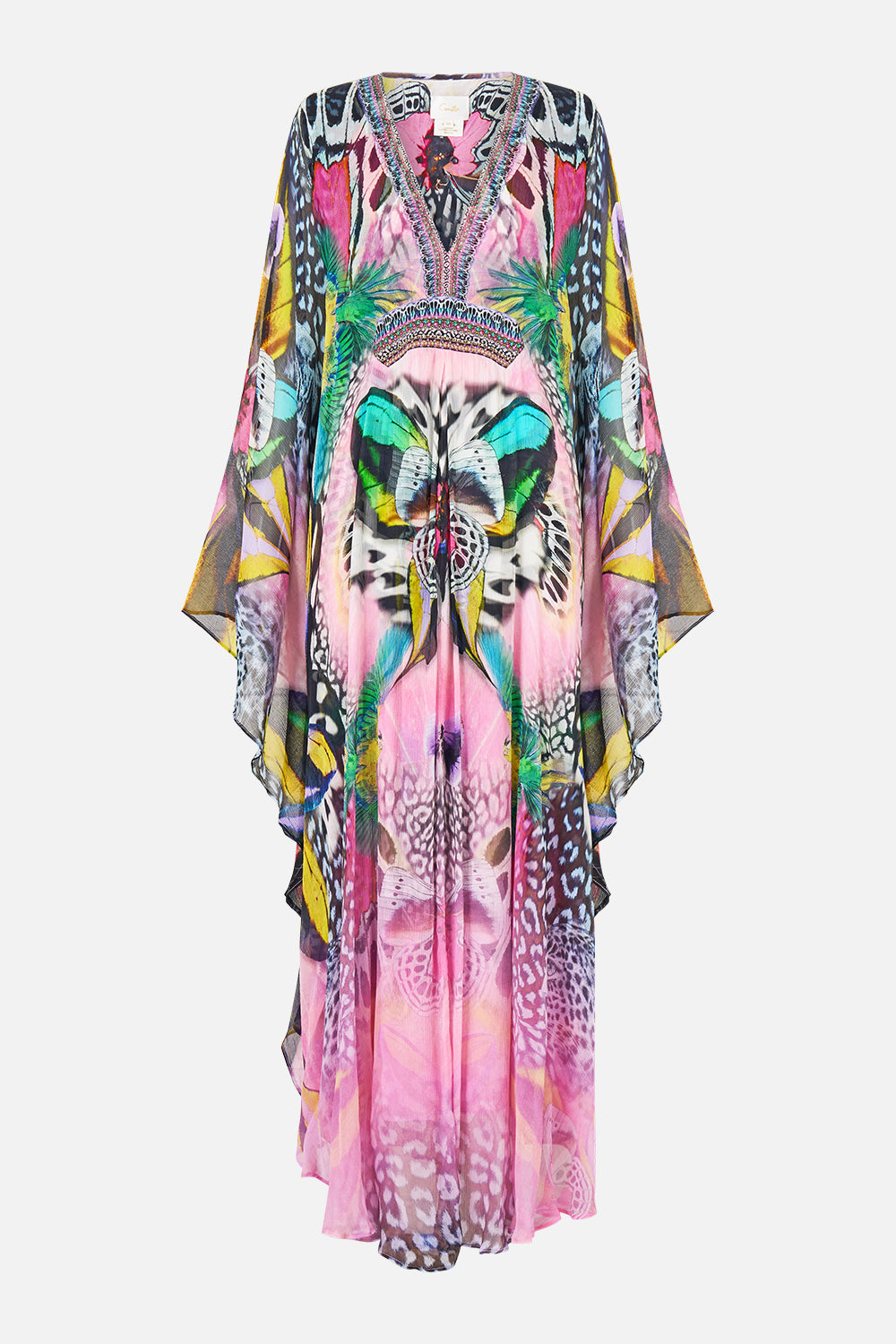 The CAMILLA LONG KAFTAN WITH WAIST DETAIL MILLAMORPHOSIS