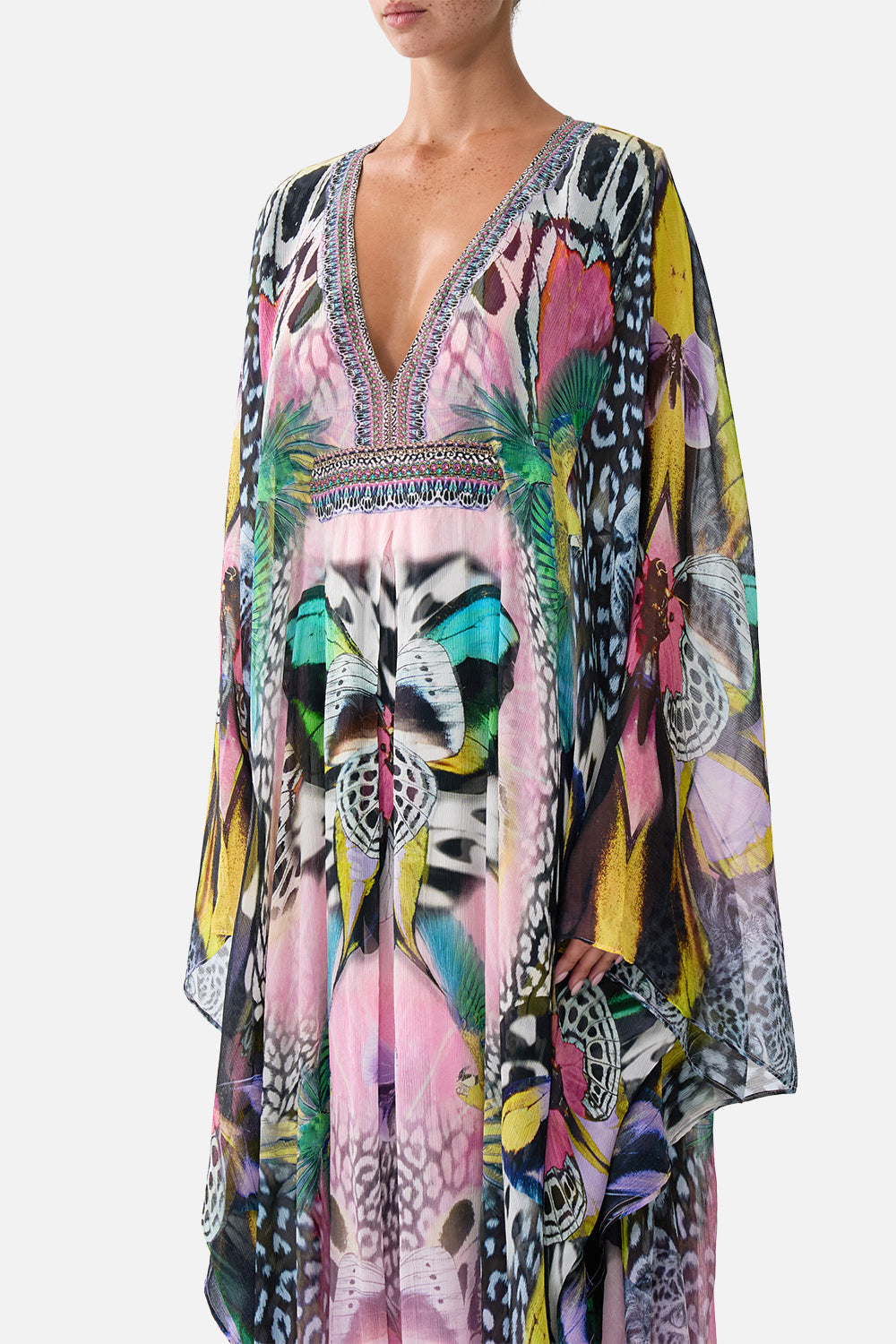 LONG KAFTAN WITH WAIST DETAIL MILLAMORPHOSIS