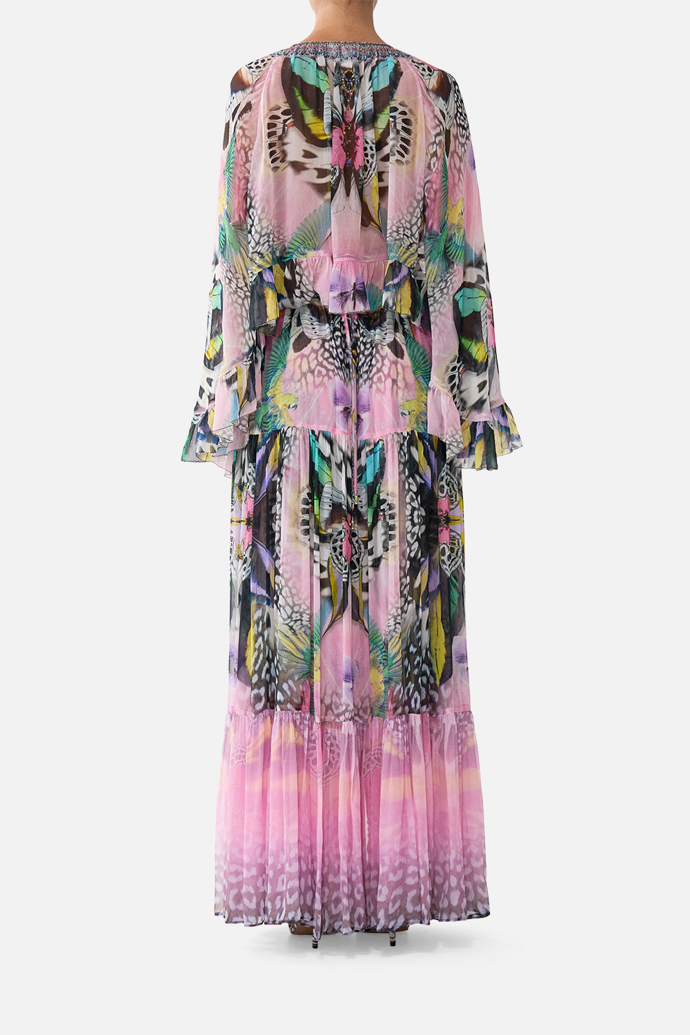 The CAMILLA TIERED SKIRT WITH RUFFLE DETAIL MILLAMORPHOSIS