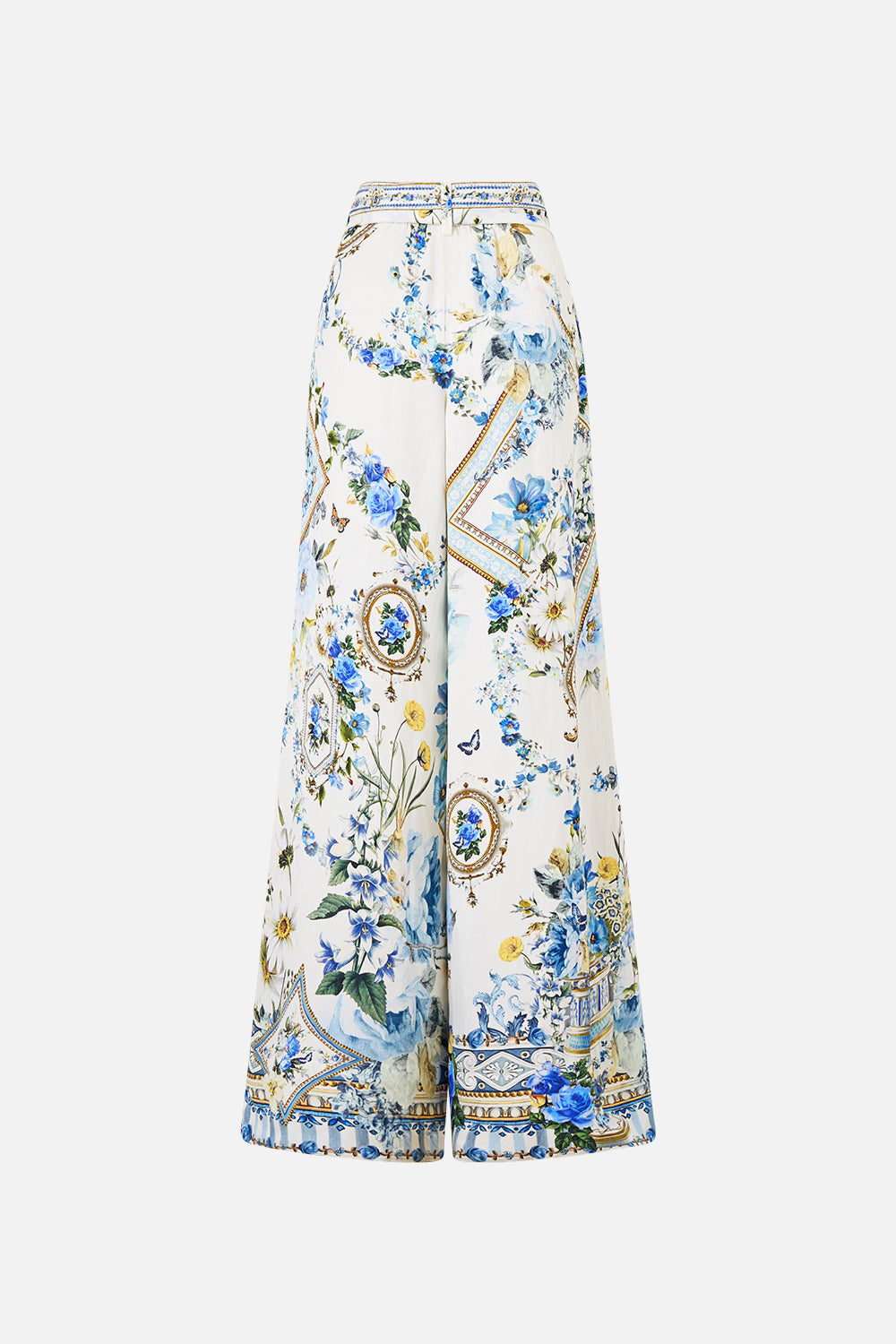 SCARF BELT WIDE LEG PANT DANDELION SKIES