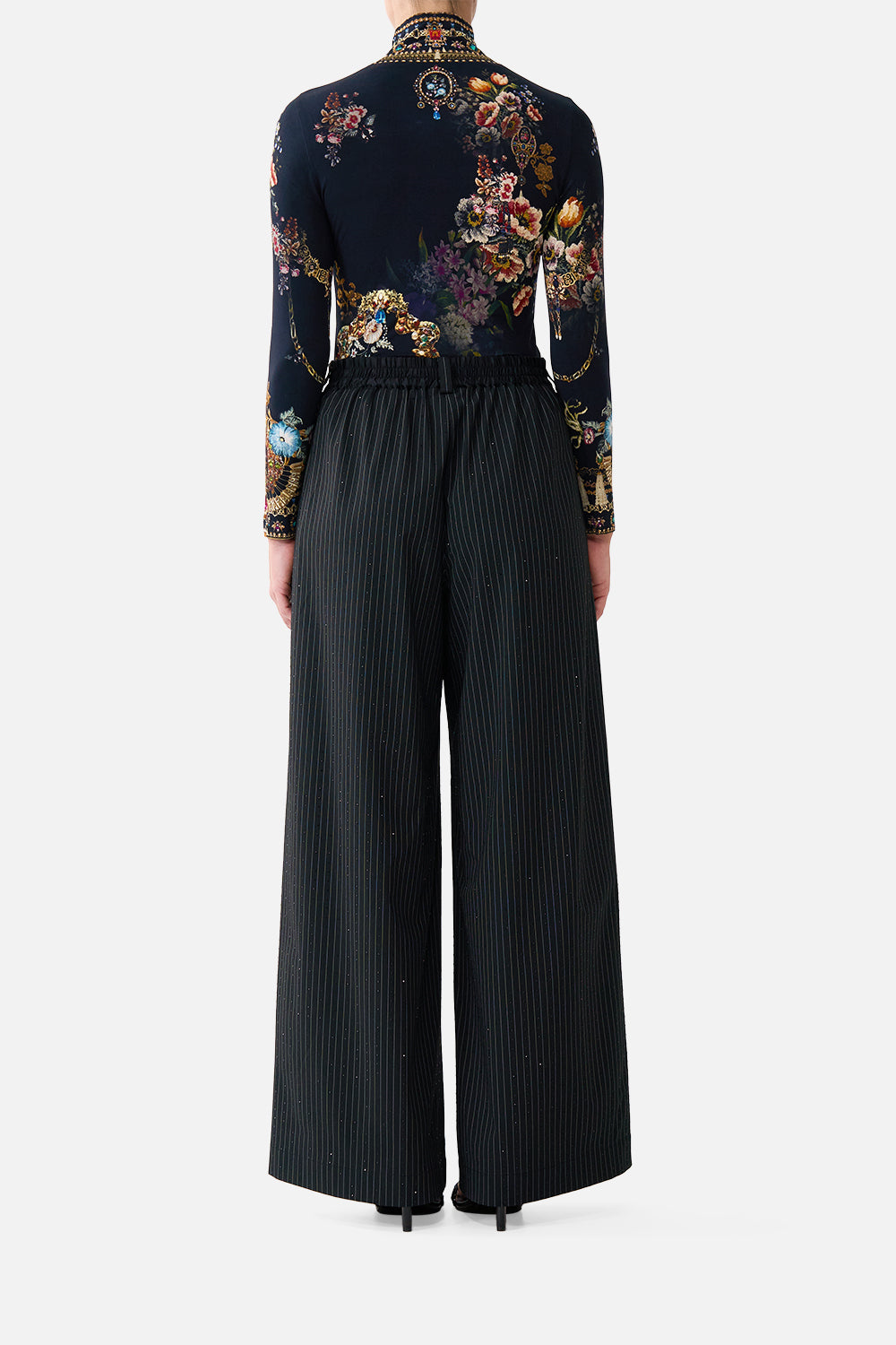 JERSEY TURTLENECK NIGHT GARDEN