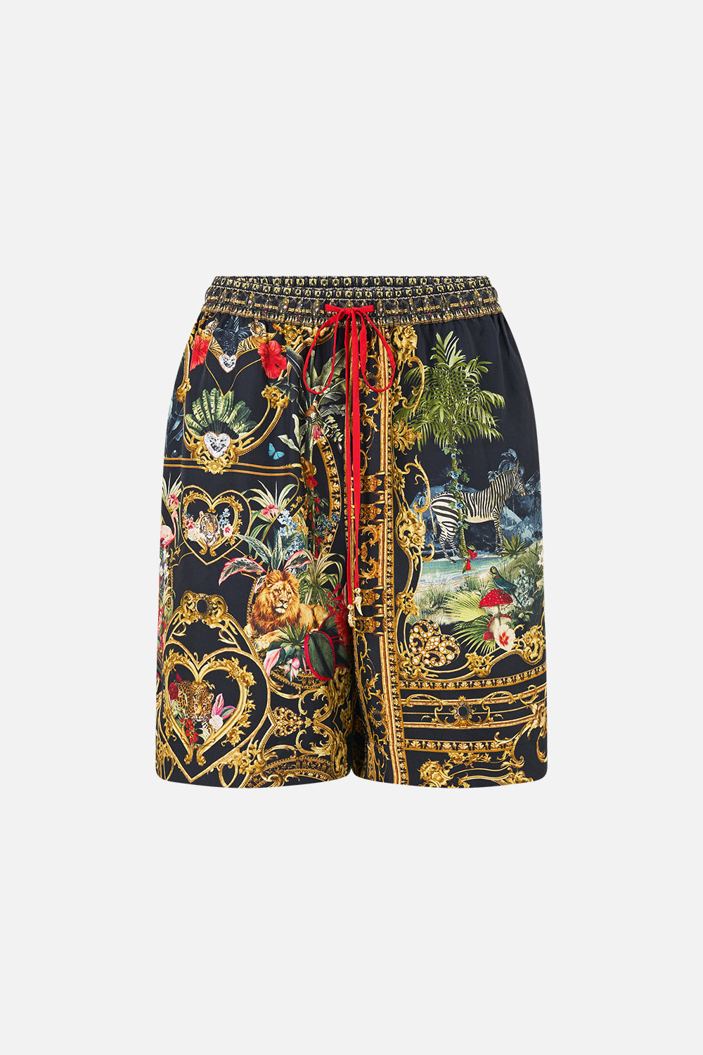 The CAMILLA Longline Short Palace Zoology in our Palace Zoology print.
