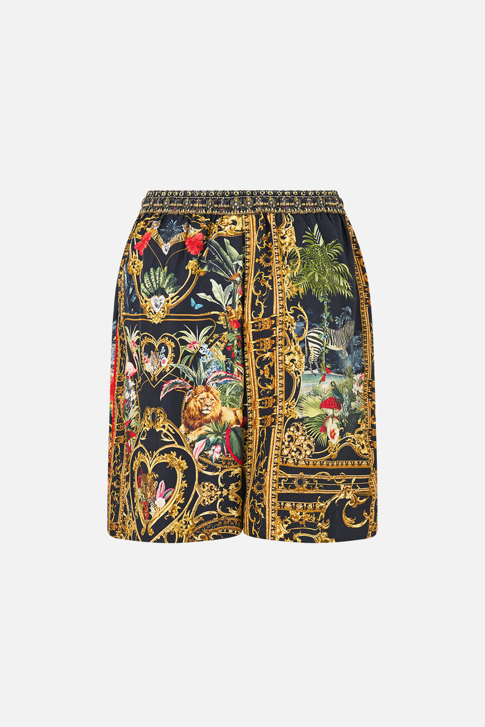 The CAMILLA Longline Short Palace Zoology in our Palace Zoology print.