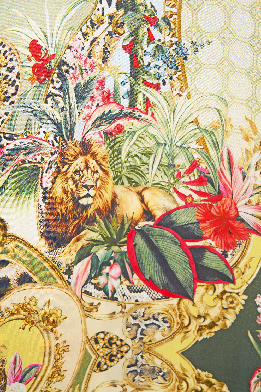 The CAMILLA Wing Collar Kaftan Wanderlust Empire in our Wanderlust Empire print.