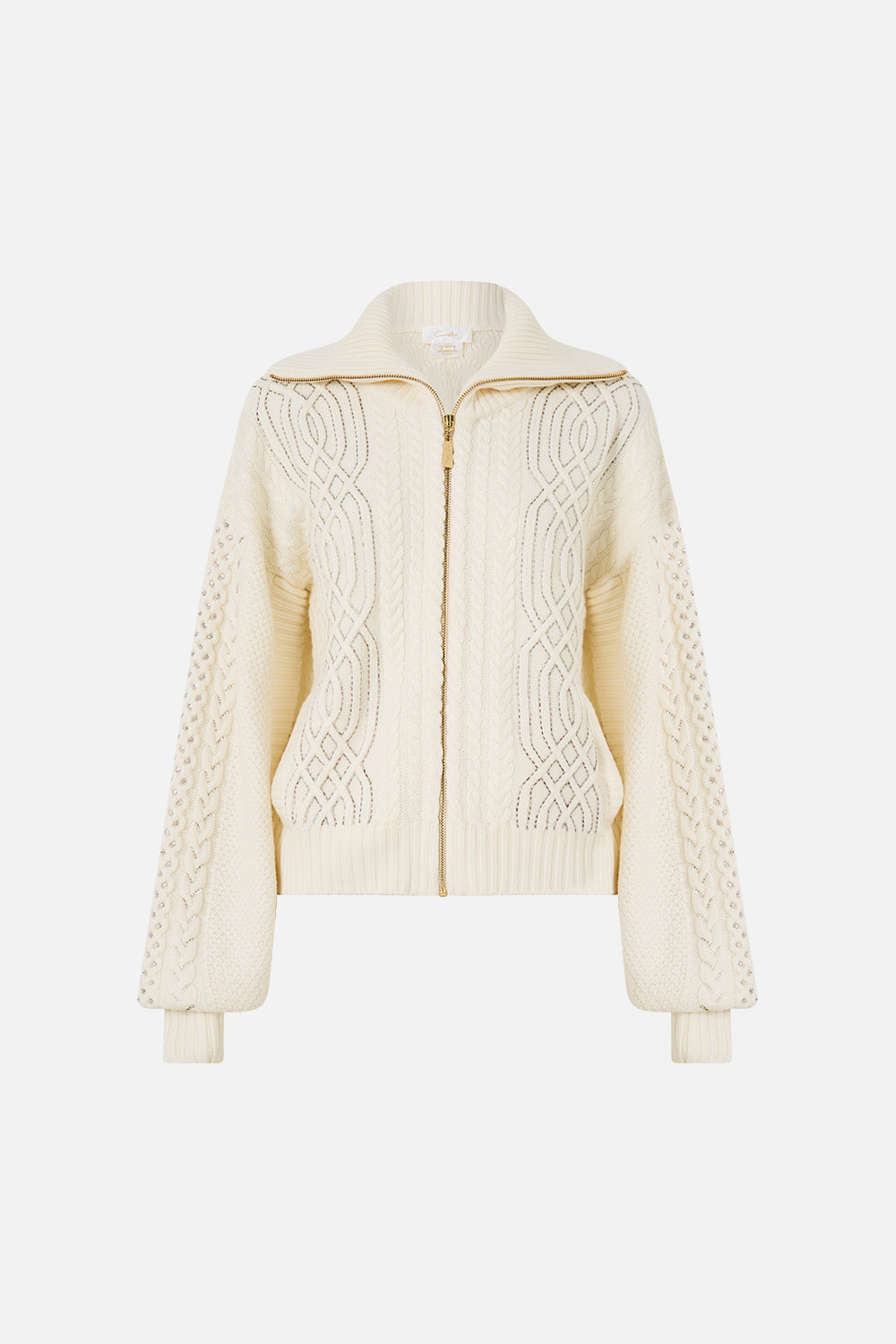 FLY COLLAR KNIT BOMBER MIDSUMMER MASTERPIECE