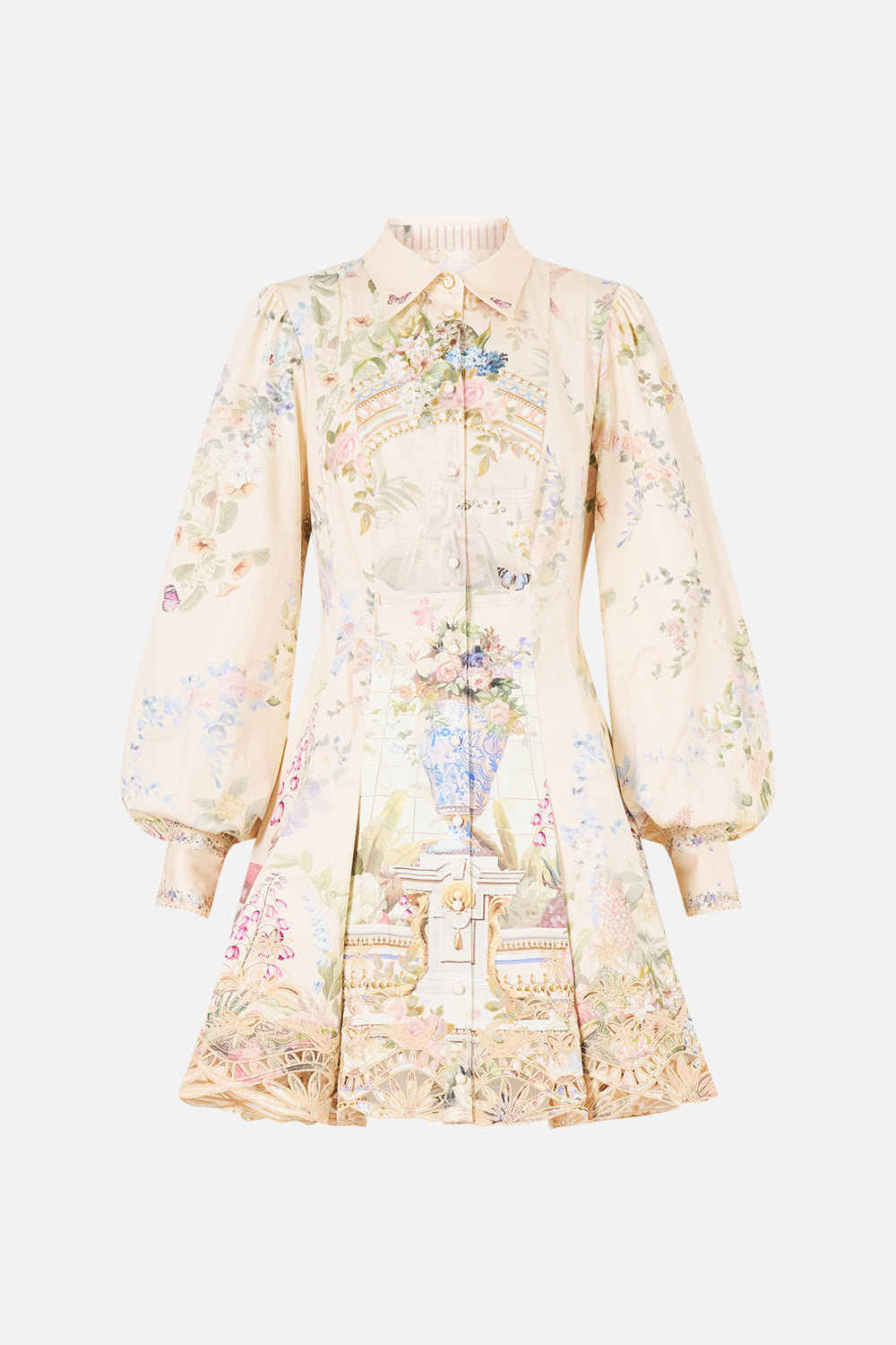 SHORT BUTTON FRONT SHIRT DRESS MIDSUMMER MASTERPIECE