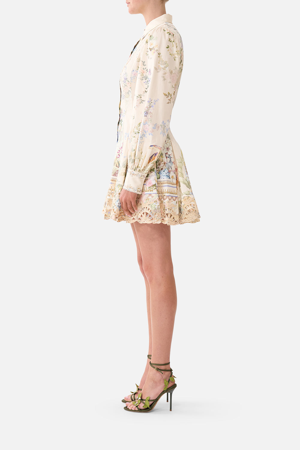 SHORT BUTTON FRONT SHIRT DRESS MIDSUMMER MASTERPIECE