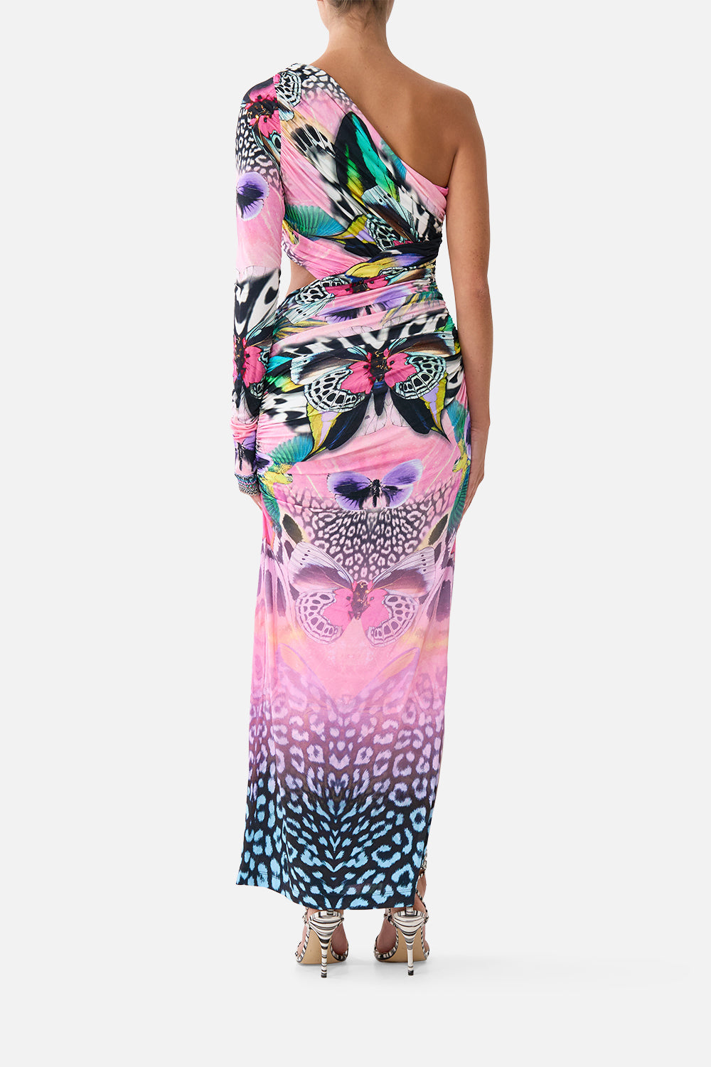 The CAMILLA ONE SHOULDER JERSEY CUT OUT DRESS MILLAMORPHOSIS
