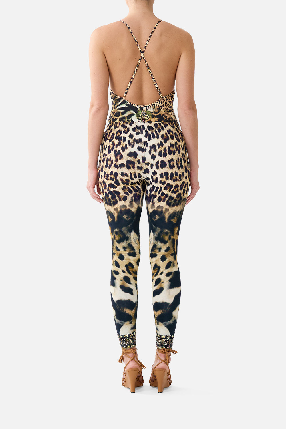 The CAMILLA Leggings Leotigra Land in our Leotigra Land print.