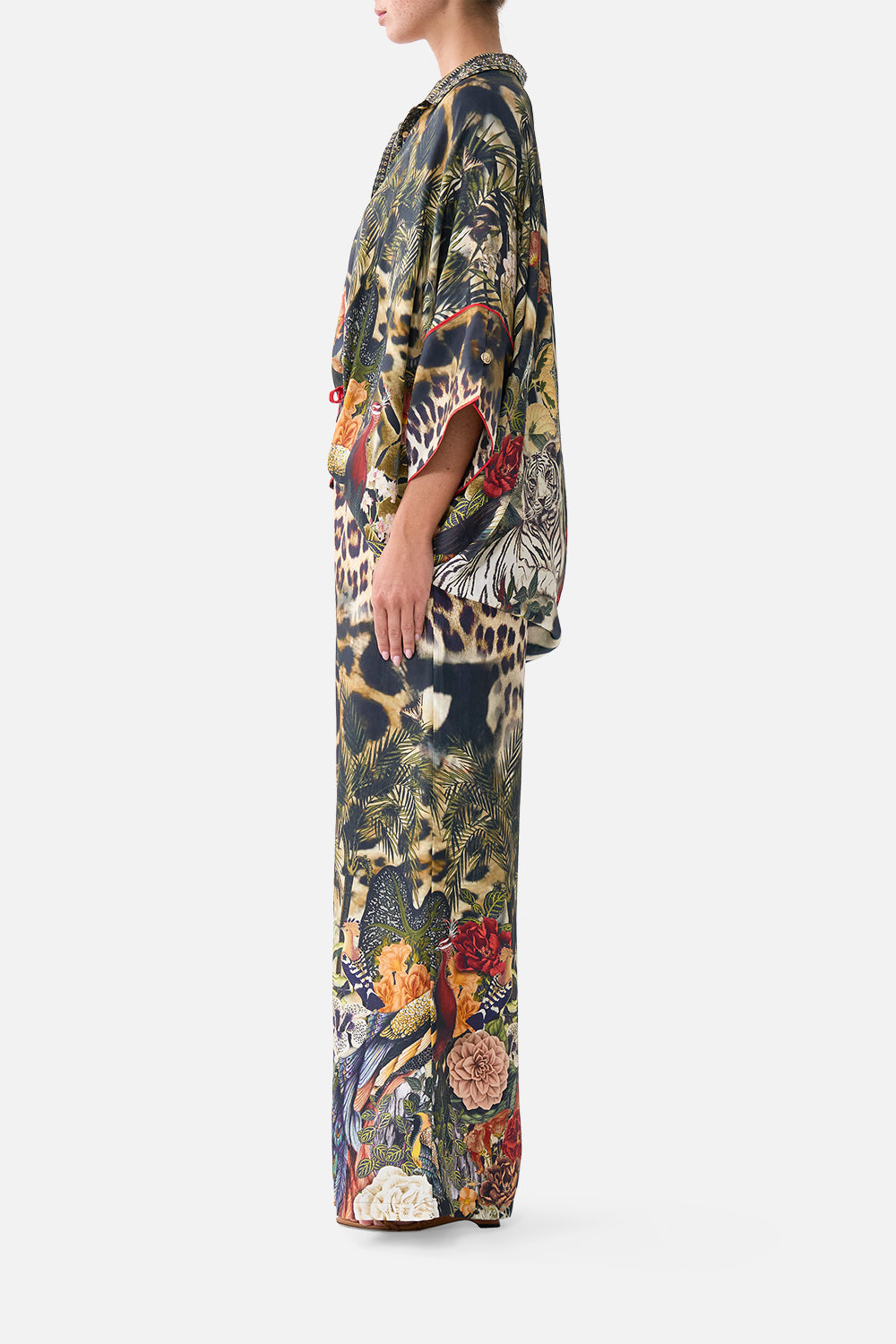The CAMILLA Lounge Pant Leotigra Land in our Leotigra Land print.