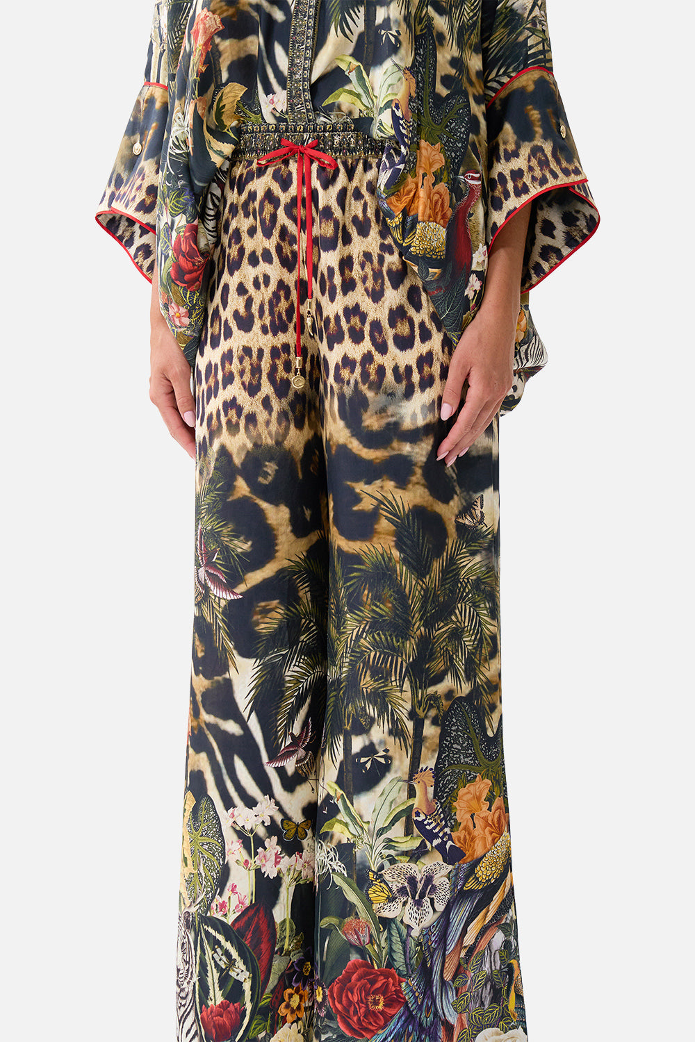 The CAMILLA Lounge Pant Leotigra Land in our Leotigra Land print.