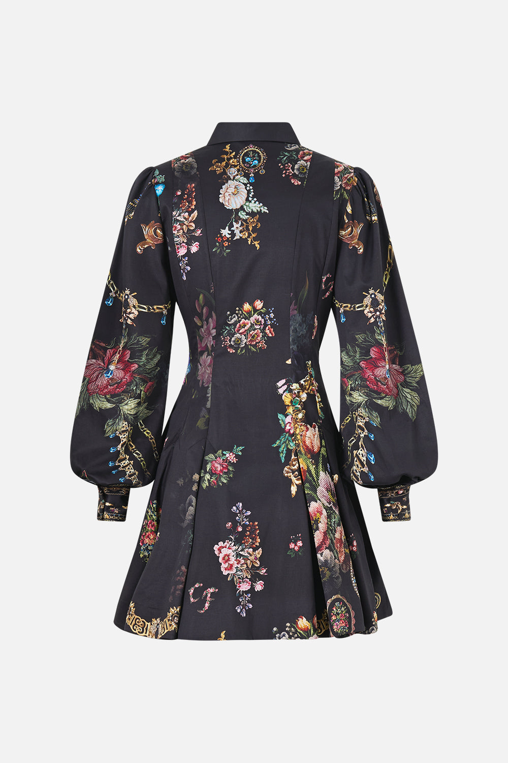 The CAMILLA JERSEY TANK DRESS WANDERLUST EMPIRE in our  print.